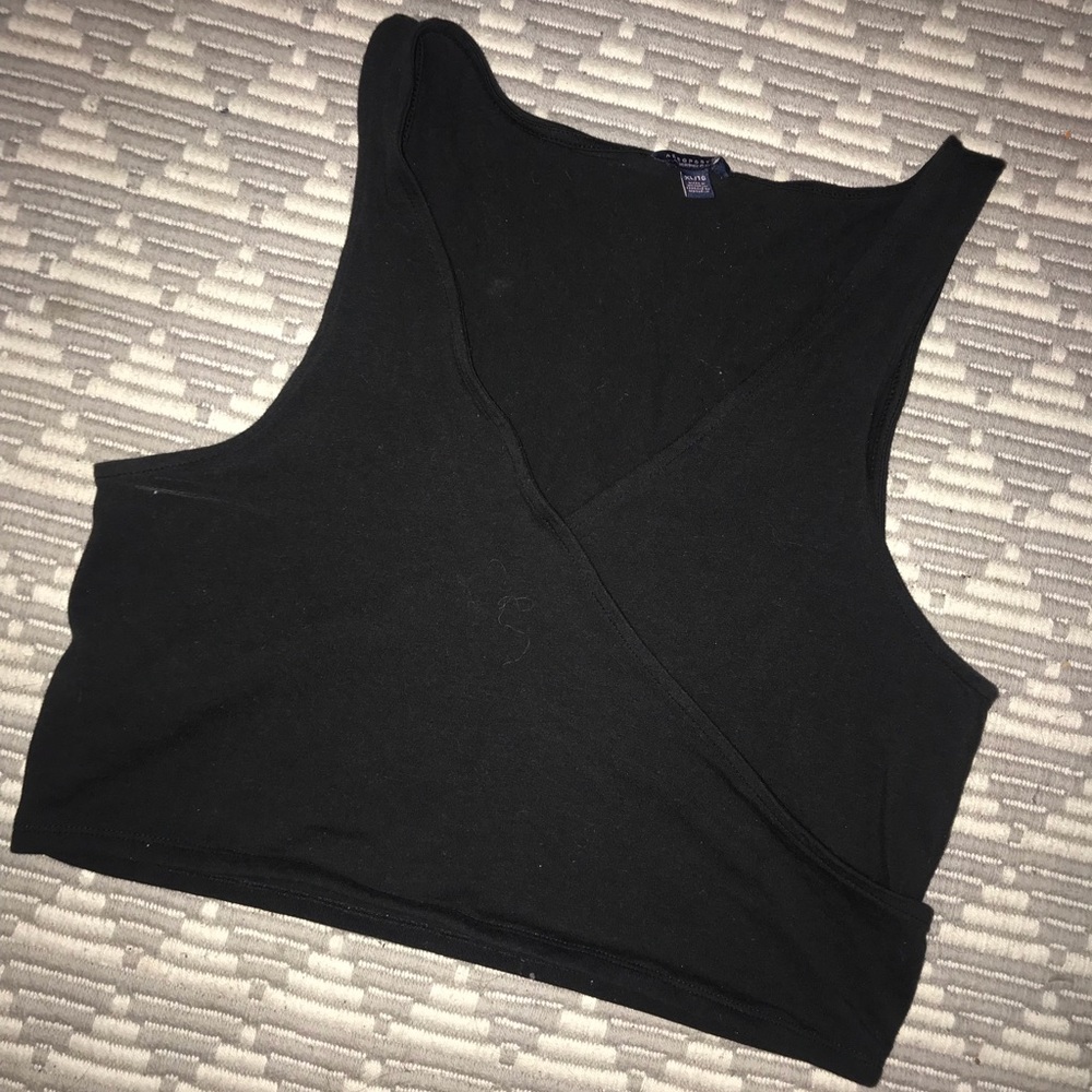 Aeropostale black crop top bra